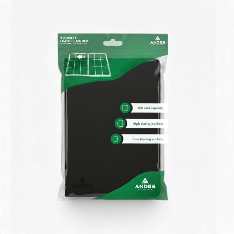 Carpeta Premium Andes con cierre,360 espacios