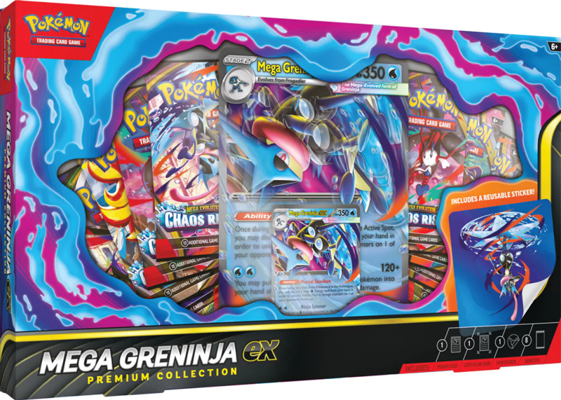 Mega Greninja Ex Premium Collection Inglés