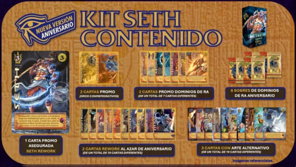 3 Kit de Batalla PB - Seth + Carta JO de regalo - Imagen 2
